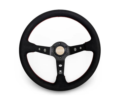 TK #1 。Steering Wheel 。Red Stitching 。Alcantara