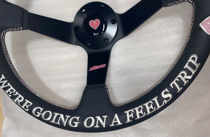 procrastinator club - "get in loser we're going on a feels trip" - LEATHER - LIMITED EDITION