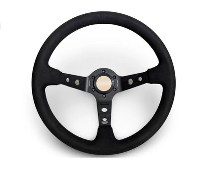 TK #1 。Steering Wheel 。Black Stitching 。Alcantara