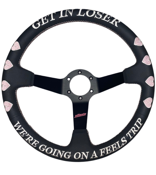 procrastinator club - "get in loser we're going on a feels trip" - LEATHER - LIMITED EDITION