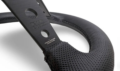 TK #1 。Steering Wheel 。Black Stitching 。Perforated Leather