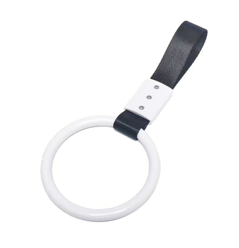 Circle shaped car handle, Tsurikawa(White,Circle)