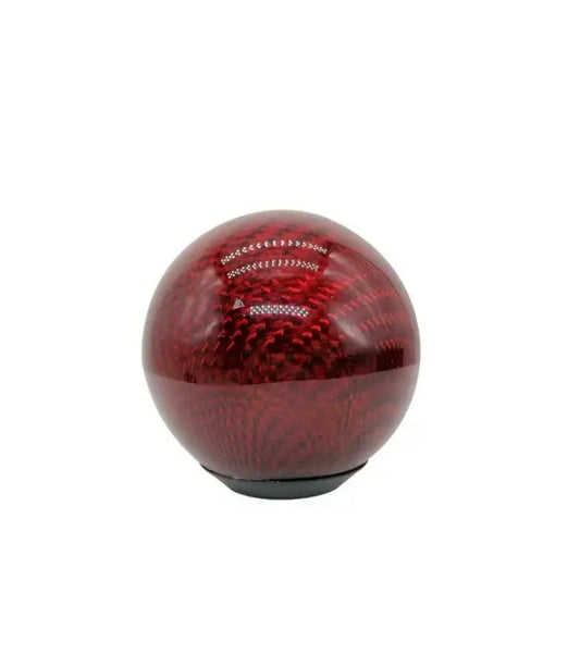 Red carbon fiber shift knob (weighted)