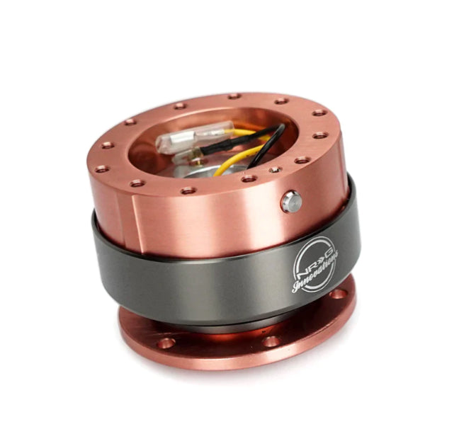 NRG INNOVATIONS - GEN 2.0 QUICK RELEASE - ROSE BLUSH BODY /
TITANIUM RING