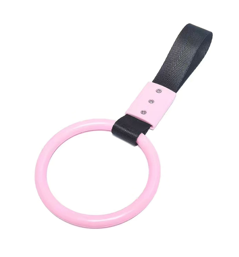 Circle shaped car handle, Tsurikawa(Pink,Circle)