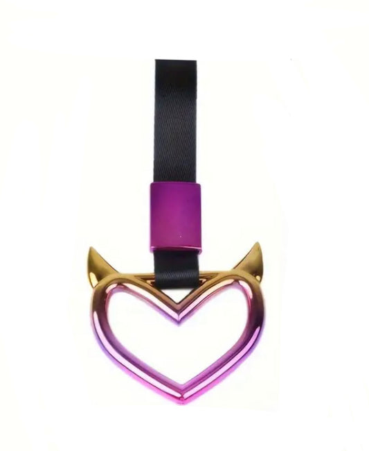 HEART SHAPED CAR HANDLE, TSURIKAWA(COLORFUL,DEVIL)