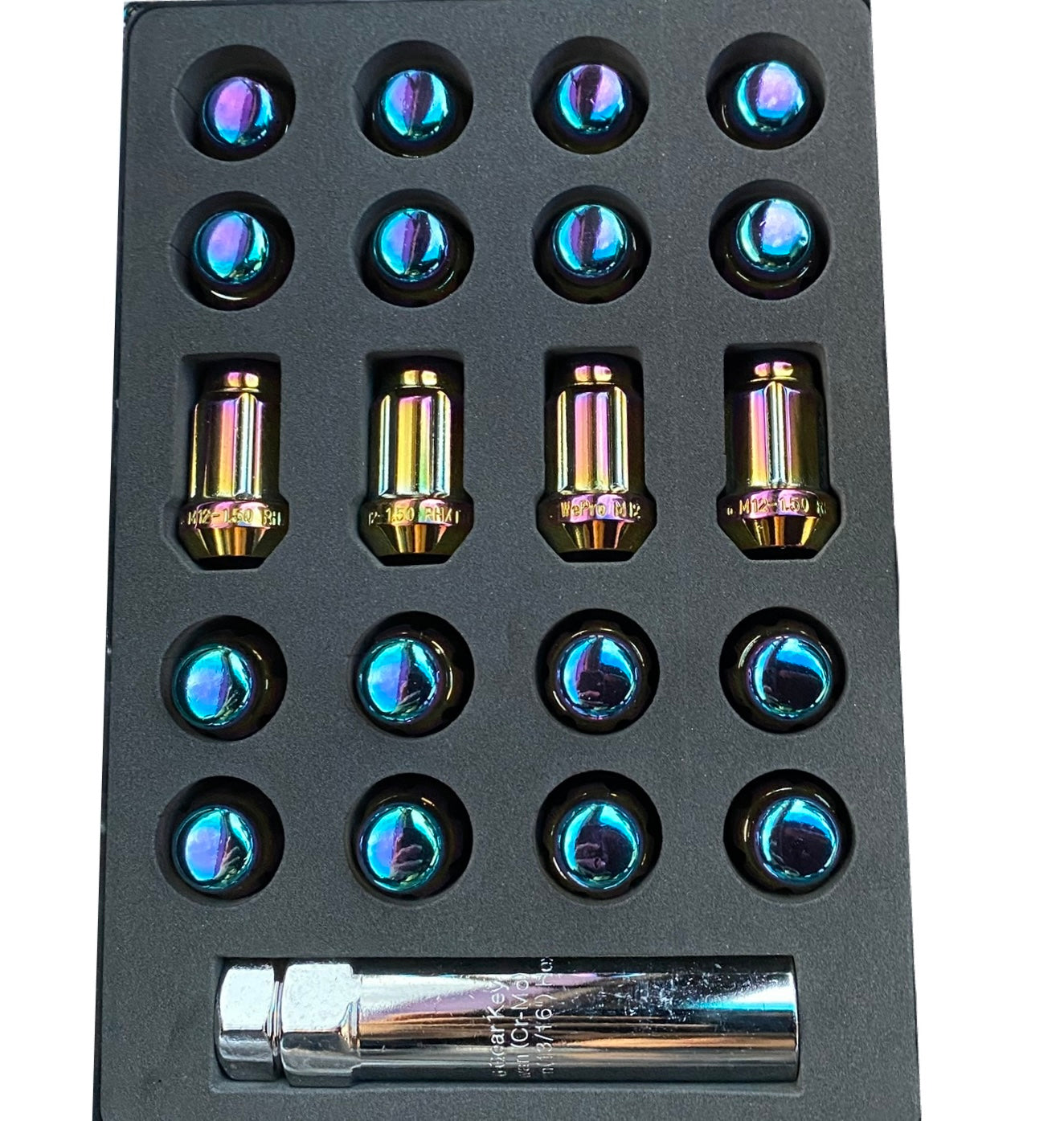 Colorful Vordoven lug nuts M12X1.50