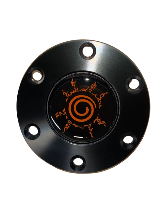 Naruto~Horn Button~Black/Orange